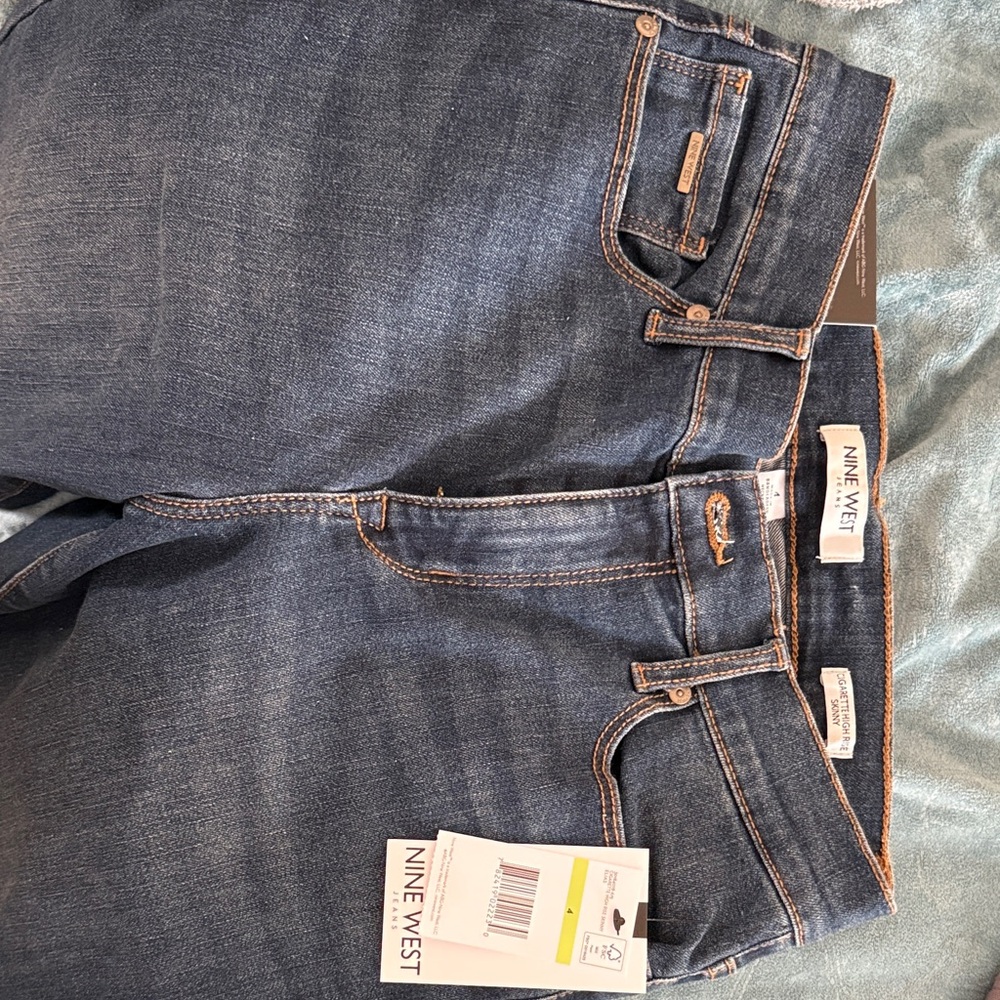 Nine West Women's Dark Indigo Skinny Jeans